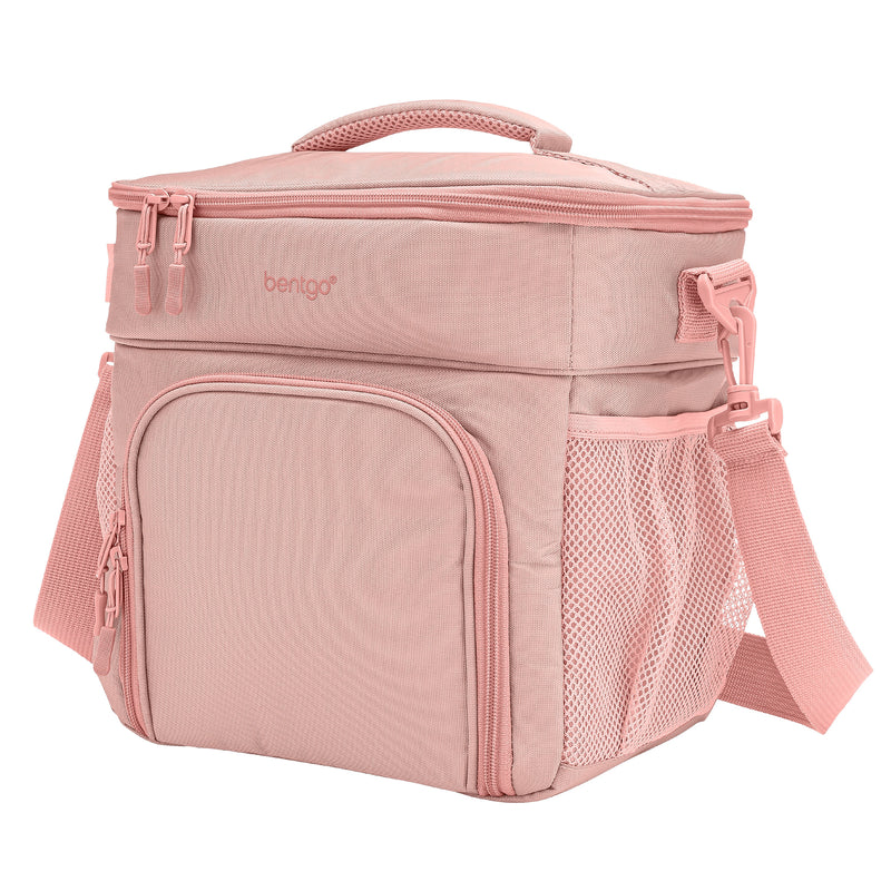 Bentgo Prep Deluxe Multimeal Insulated Lunch Bag, Blush (BGPRPBAG-M)