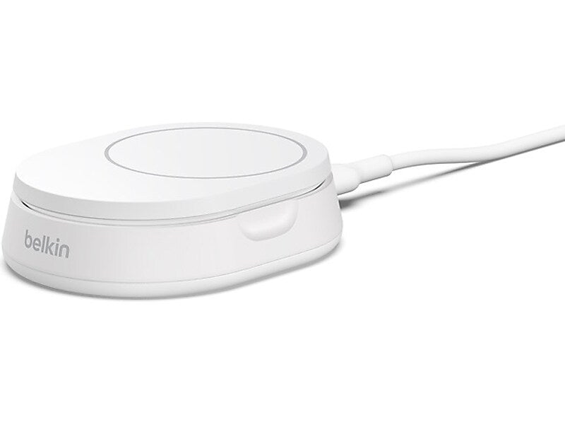 Belkin BoostCharge Pro Magnetic Wireless Charging Stand with Qi2 15W, White (WIA008ttWH)