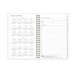 2025-2026 Blue Sky Smoke 5" x 8" Academic Weekly & Monthly Planner, Plastic Cover, Multicolored (133682-A26)