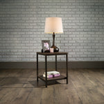 Sauder North Avenue 16"W x 16"D Side Table, Smoked Oak (423030)