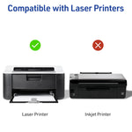 Avery TrueBlock Laser Shipping Labels, 8.5" x 11", Matte White, 100 Labels/Box (5165)