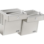 Elkay 7.8 GPH Wall Mounted Bi-Level Drinking Fountain, Stainless Steel (VRCTL8SC)