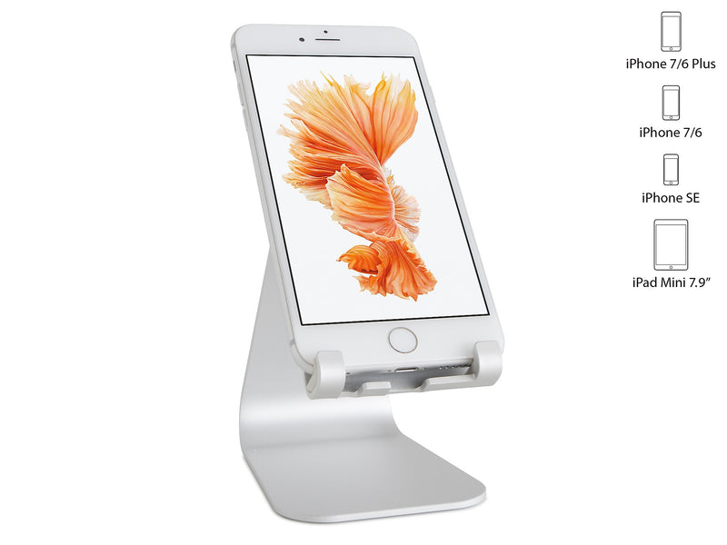Rain Design mStand mobile Cell Phone Desktop Stand, Silver (10059)