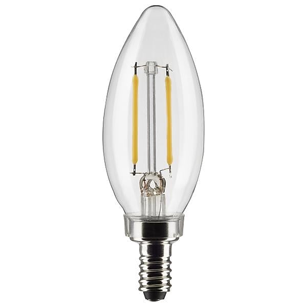 Satco 3 Watt Soft White LED Decorative Bulb, 6/Carton (S21262)