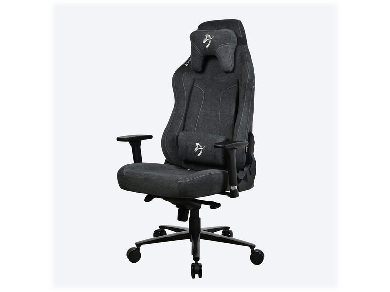 Arozzi Vernazza Fabric Ergonomic Rocker Gaming Chair, Dark Gray (VERNAZZA-XL-SFB-DG)