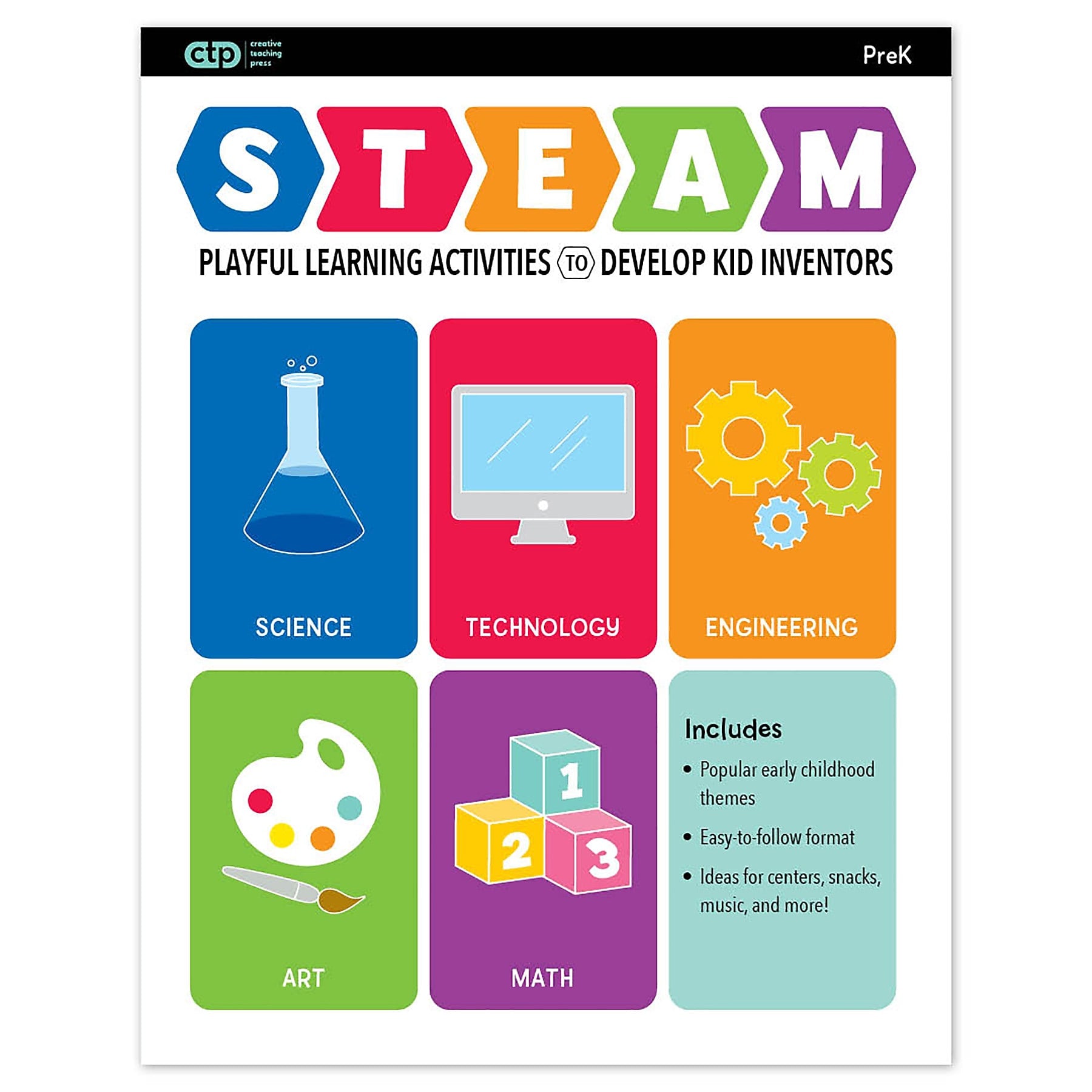 Creative Teaching Press STEAM Learning Activities Workbook