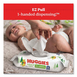 Huggies Natural Care Sensitive Baby Wipes, 1-Ply, 3.88 x 6.6, Unscented, White, 56/Pack, 8 Packs/Carton (KCC31803)