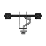 Humanscale Adjustable Dual Arms, Up to 28" Monitor, Silver (M82HGS)