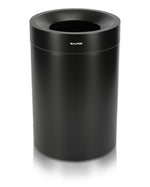 Alpine Industries Stainless Steel Trash Can, 50 Gallon, Black (ALP475-50-BLK)