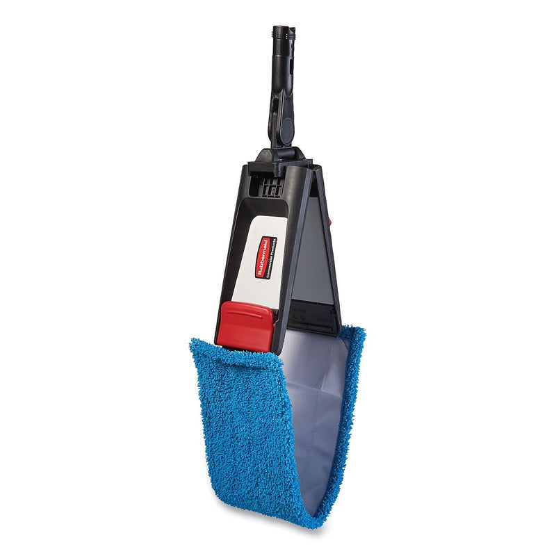 Rubbermaid Commercial Adaptable Flat Microfiber Mop Pad, Blue (RCP2132427)