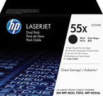 HP 55X Black High Yield Toner Cartridge, Prints Up to 13,500 Pages (CE255XD)