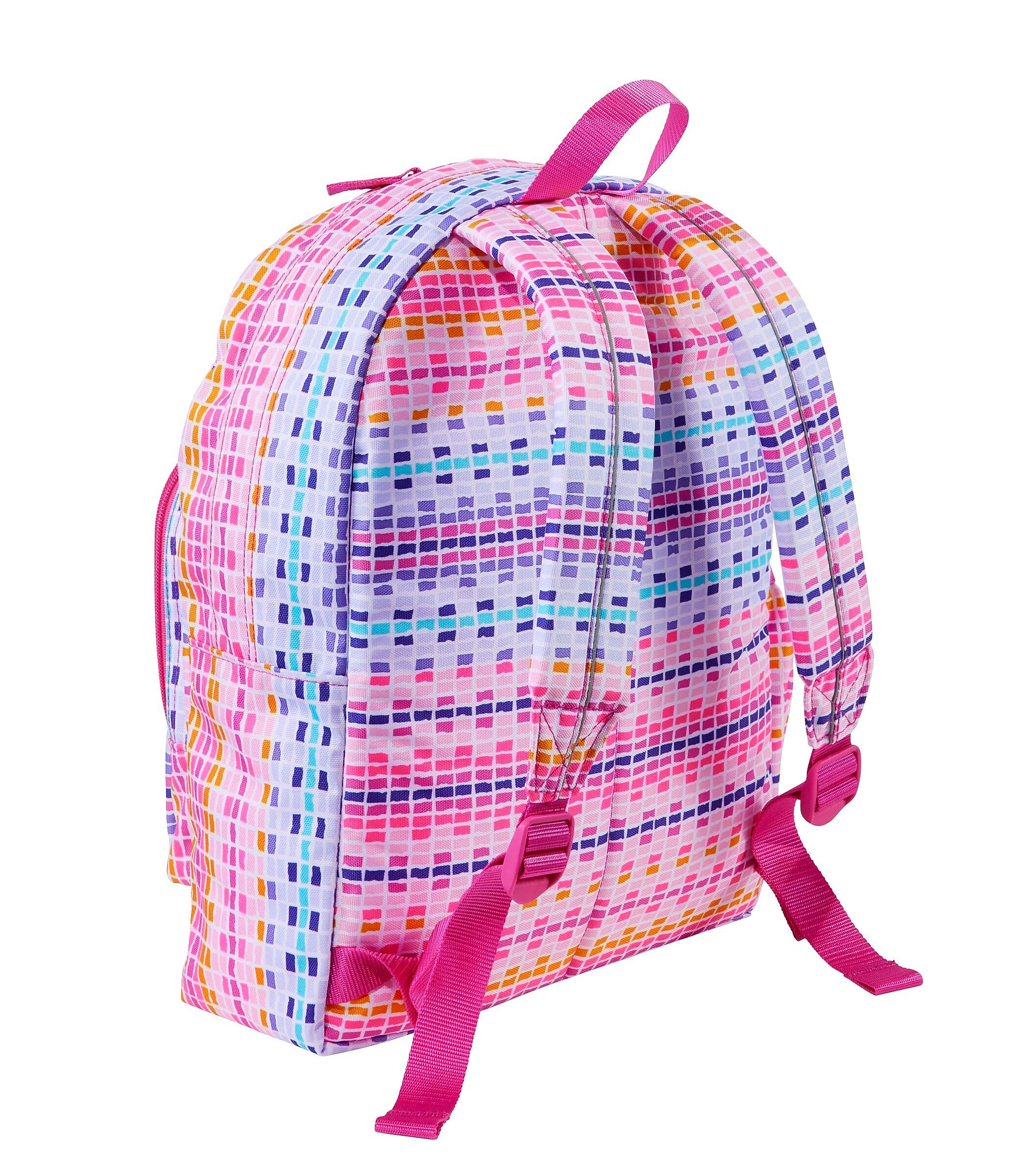 L.L.Bean Junior Original Book Pack Kids Backpack, My First, Hibiscus Dash (1000281429)