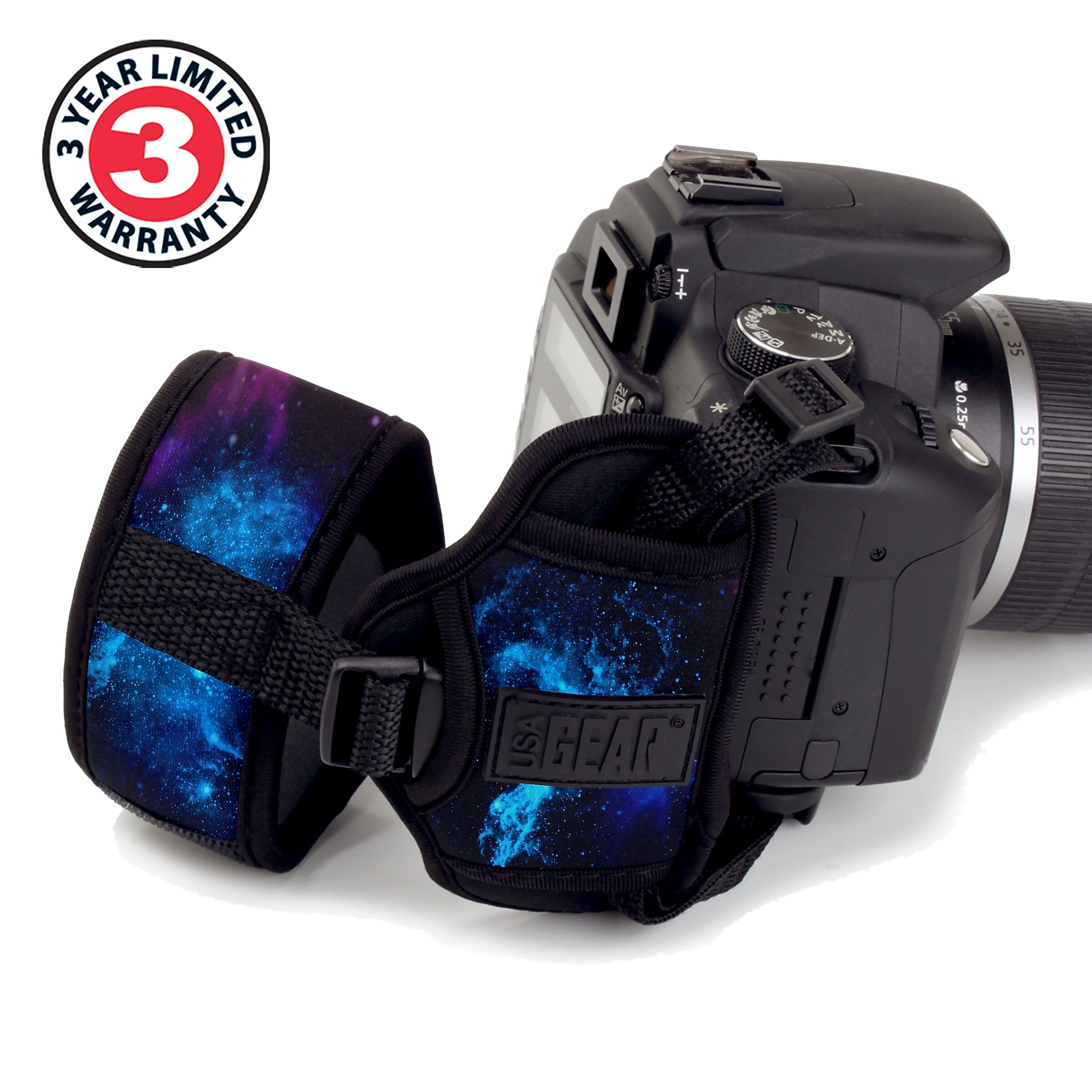 USA GEAR Camera Hand Grip Strap, Galaxy (GRCMDG0110GAEW)
