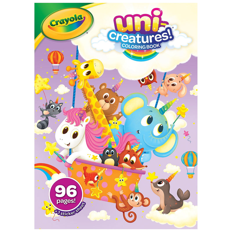 Crayola Uni-Creatures Coloring Book, 96 Pages, 8/Bundle (BIN042638-8)