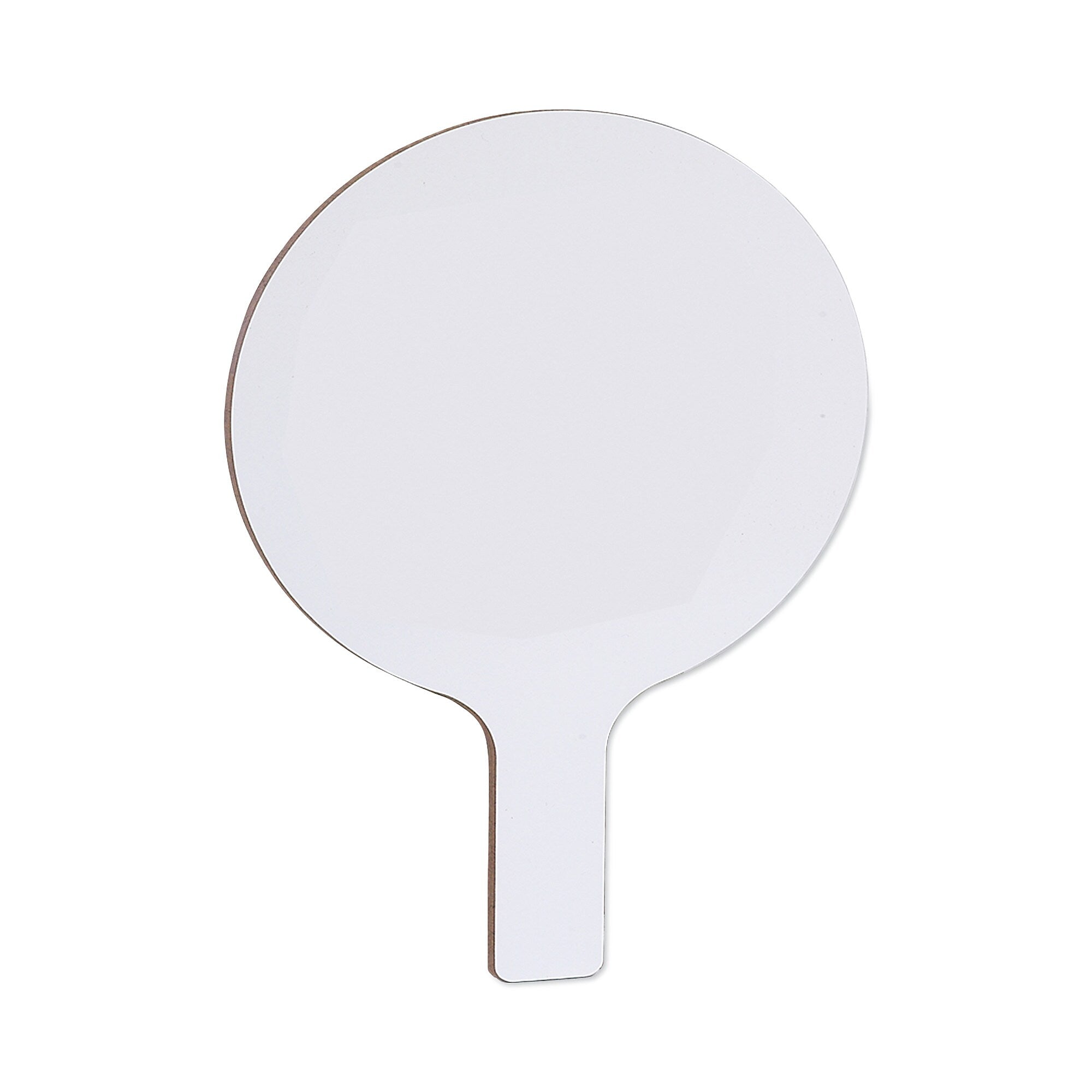 Flipside Dry Erase Paddle, 9 x 5, White Surface, 12/Pack