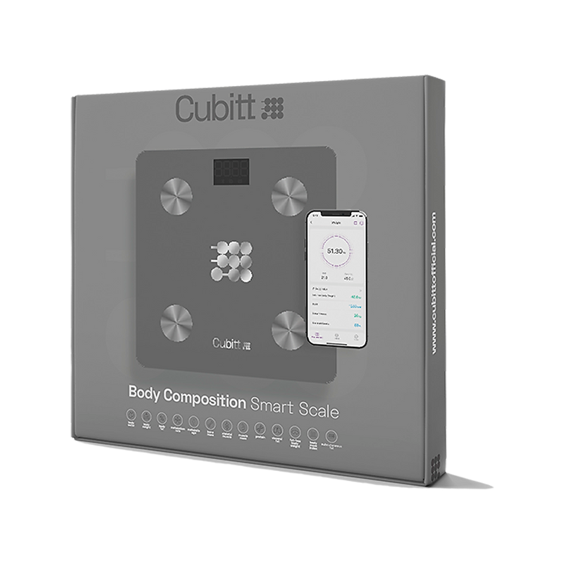 Cubitt Smart Bluetooth BMI Body Composition Bathroom Scale,, Snow White (CT-SCALE7)