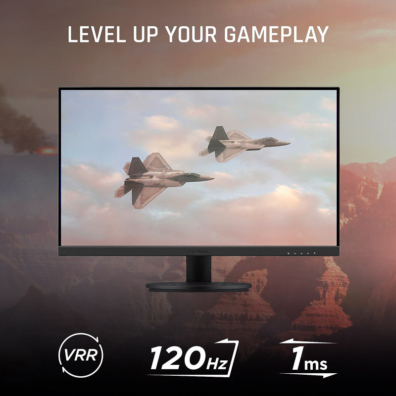 ViewSonic 24" 120Hz LED Gaming Monitor, Black (VX2416A)