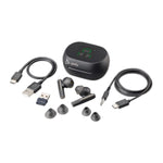 Poly Voyager Free 60+ UC Wireless Noise Cancelling Bluetooth Earbuds, USB-C, MS Certified, Carbon Black (7Y8G4AA)