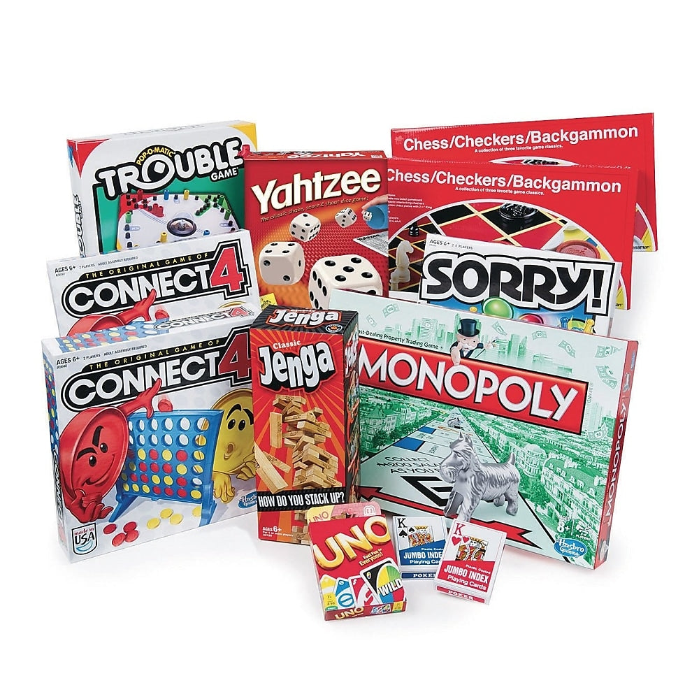 S&S All Time Favorite Board Games, 12/Pack (W10737)