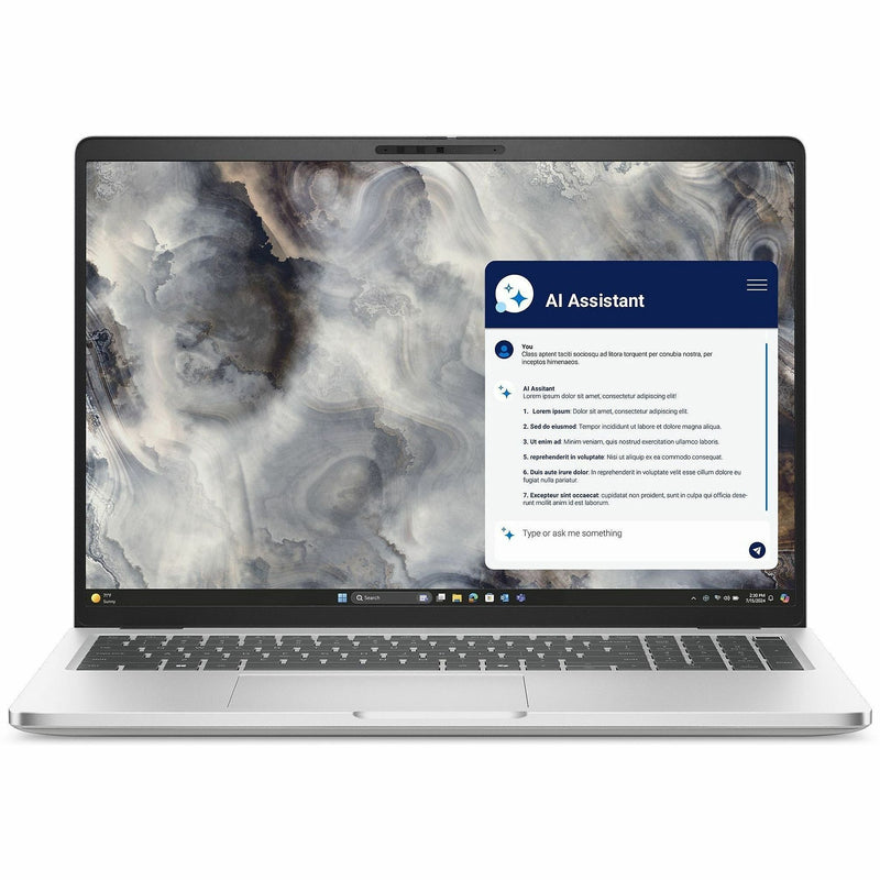 Dell Pro 16 Plus 16" AI Laptop, Copilot+ PC, Intel Core Ultra 7 - 266V, 2.8GHz, 16GB RAM, 512GB SSD, Windows 11 Pro, Silver