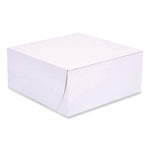 SCT Bakery Boxes, Standard, 9 x 9 x 4, White, Paper, 200/Carton