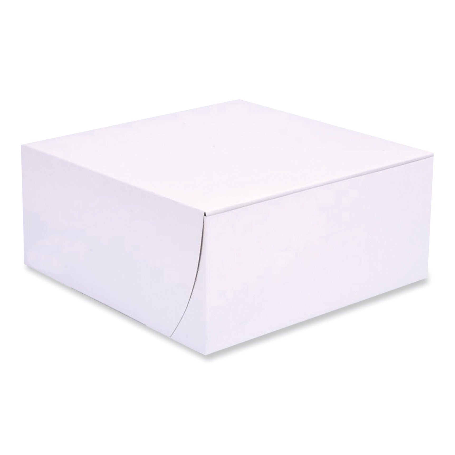 SCT Bakery Boxes, Standard, 9 x 9 x 4, White, Paper, 200/Carton
