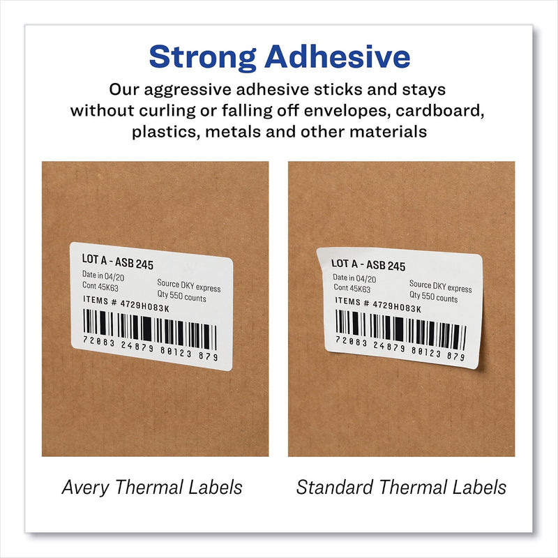 Avery Multipurpose Thermal Labels, 2 5/16" x 4", 300/Roll, 1 Roll/Box