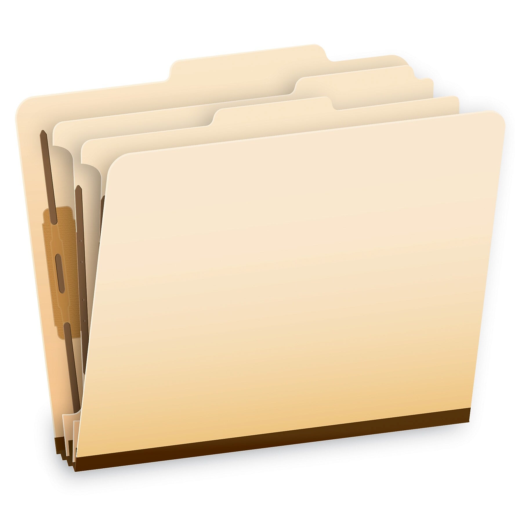 Pendaflex Classification Folder, 2-Dividers, 2 1/2" Expansion, Letter Size, Manila, 10/Box (24000P)