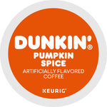 Dunkin' Pumpkin Spice Coffee Keurig® K-Cup® Pods, Light Roast, 22/Box (5000202812)