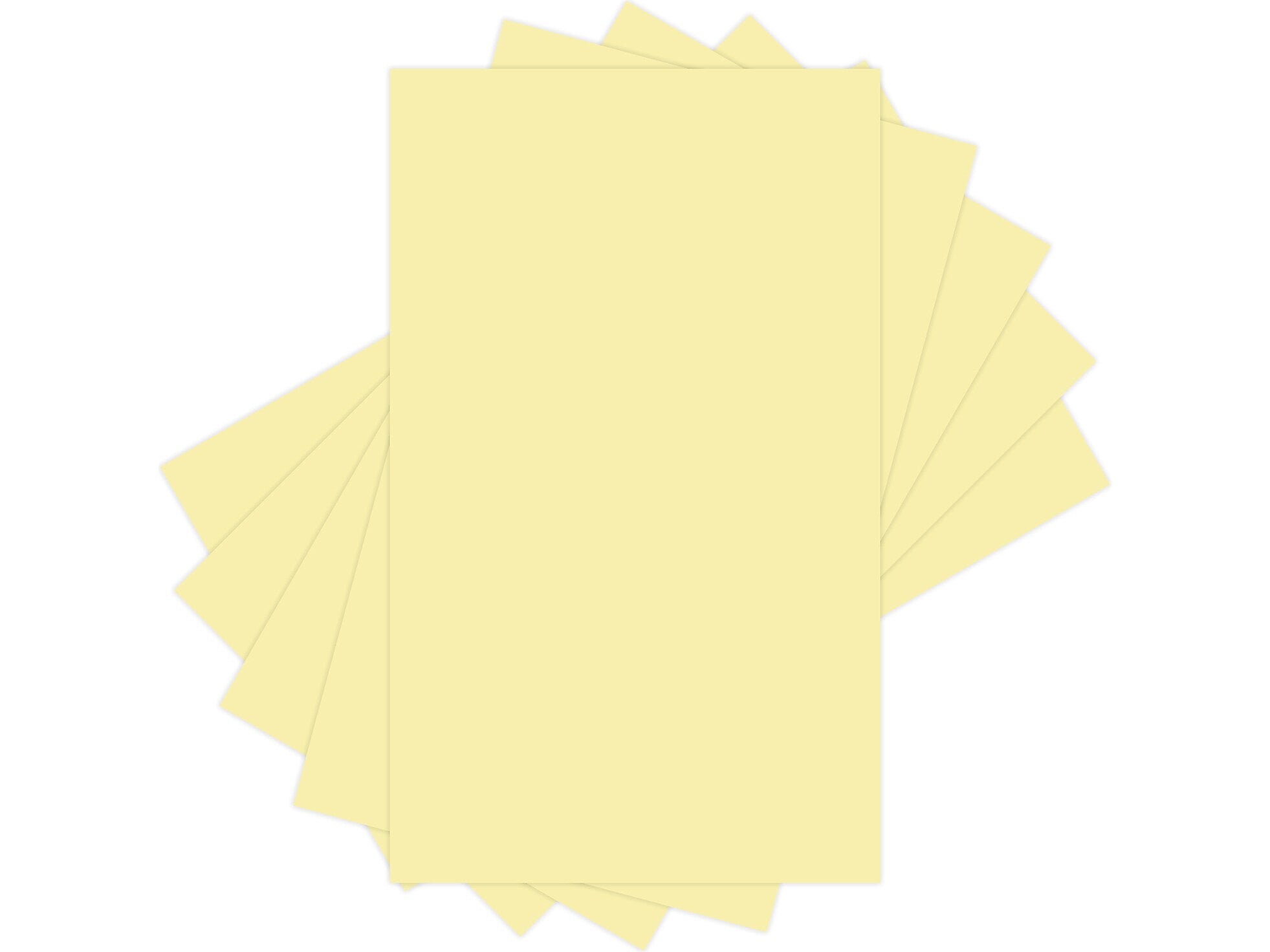 Lettermark Colors 30% Recycled 11" x 17" Multipurpose Paper, 20 lbs., Canary, 2500/Carton (94293)