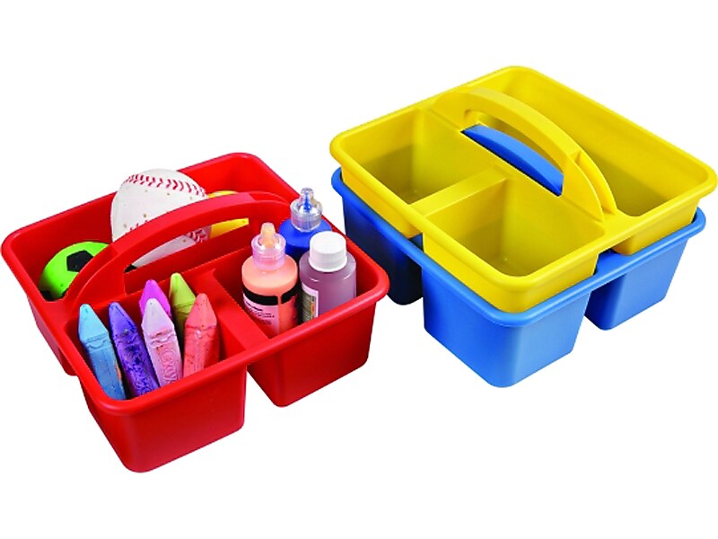 Deflect-O Kids' Storage Caddy, 5.34" x 9.37" x 9.32", Blue (39505BLU)