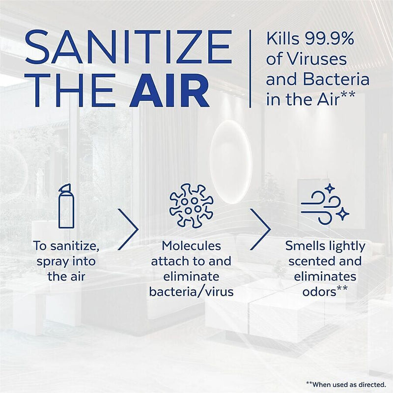 Lysol Air Sanitizer Spray, Sunkissed Petals Scent, 10 oz. (19200-56148)
