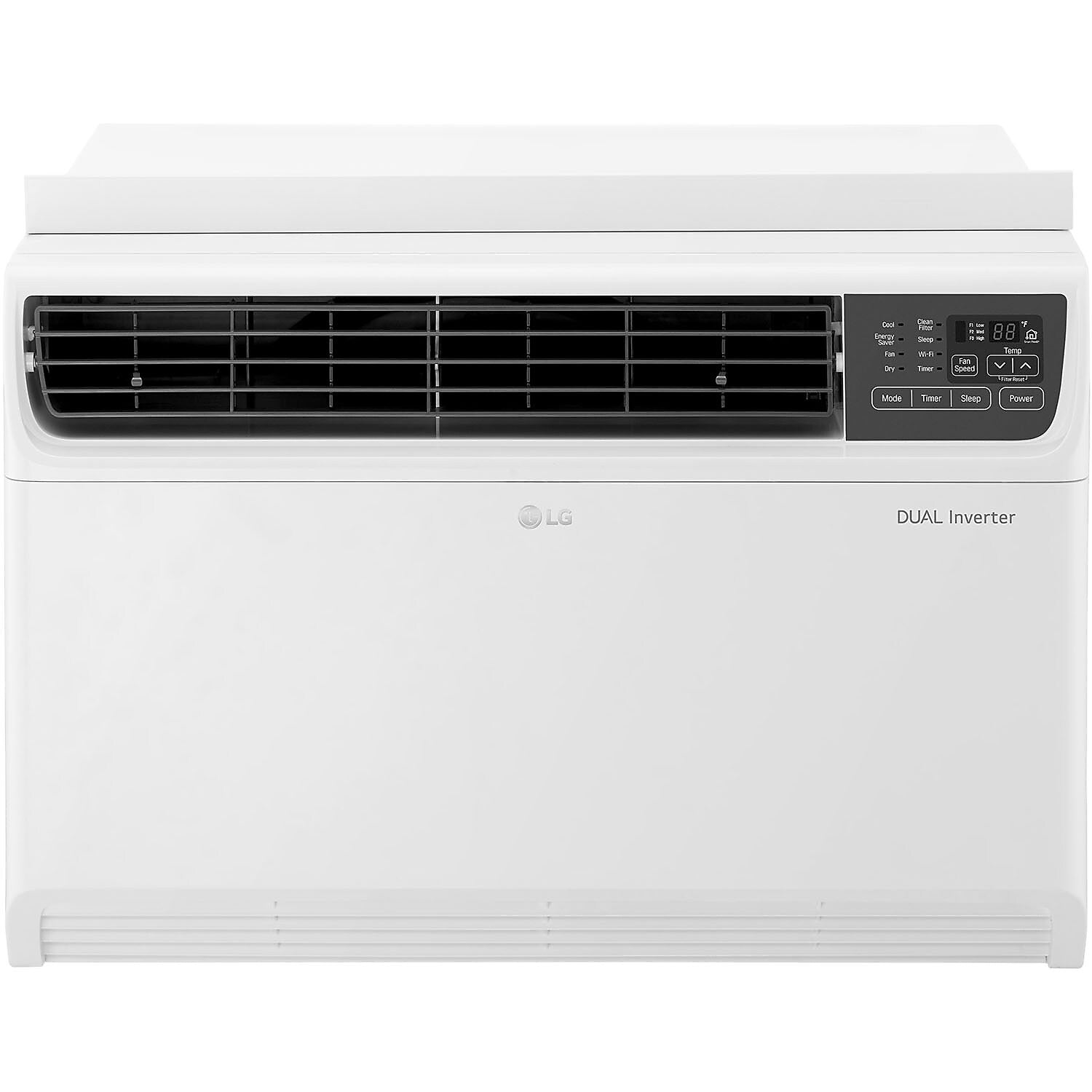 LG 230-Volt 18000 BTU Window Air Conditioner with Remote, WiFi Enabled, White (LW1817IVSM)