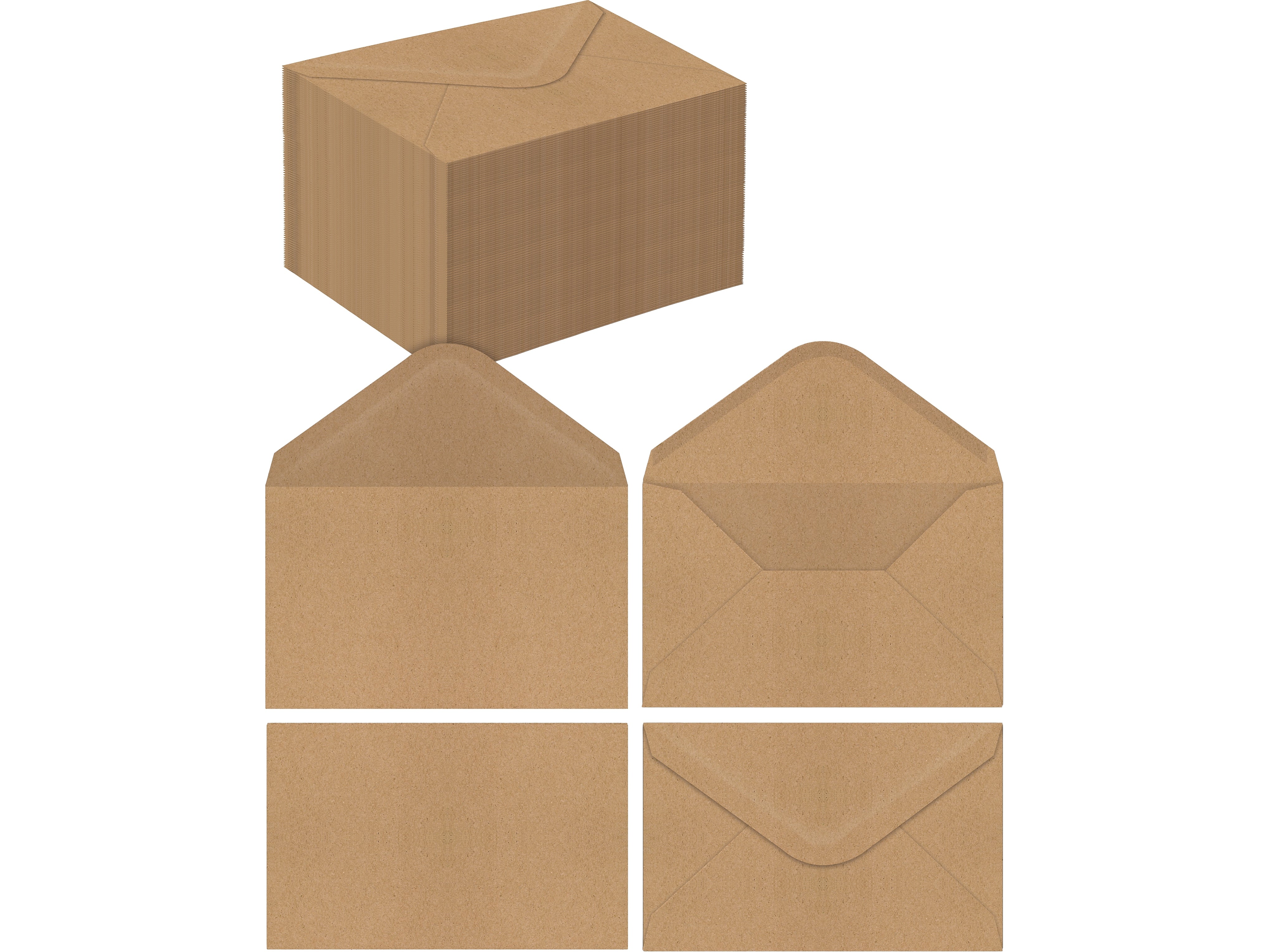 Better Office Mini Envelope, Kraft, 100/Pack (64513-100PK)