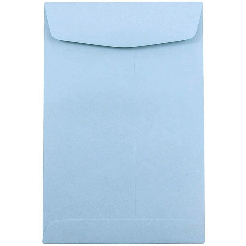 JAM Paper Catalog Envelope 6" x 9", Pastel Baby Blue, 50/Pack (1285578I)