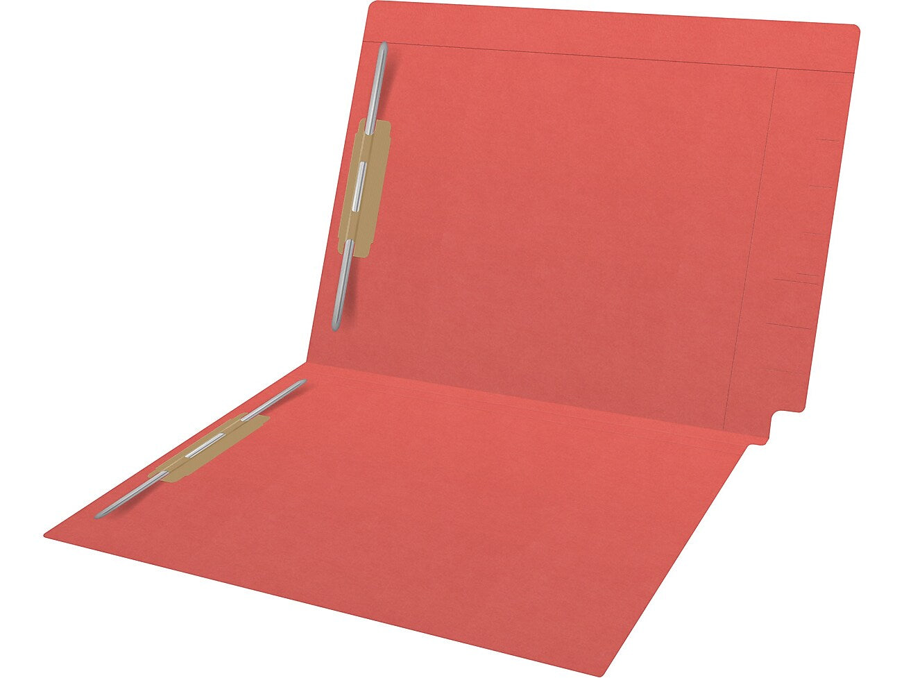 Medical Arts Press Reinforced Classification Folder, 1 3/8" Expansion, Letter Size, Orange, 50/Box (S-09484-ORG)