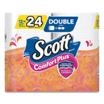 Scott ComfortPlus Toilet Paper, 1-Ply, White, 231 Sheets/Roll, 48 Rolls/Case (KCM47618)