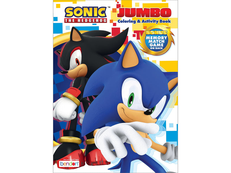 bendon Sonic Jumbo Coloring Book, 64 Pages (61314)