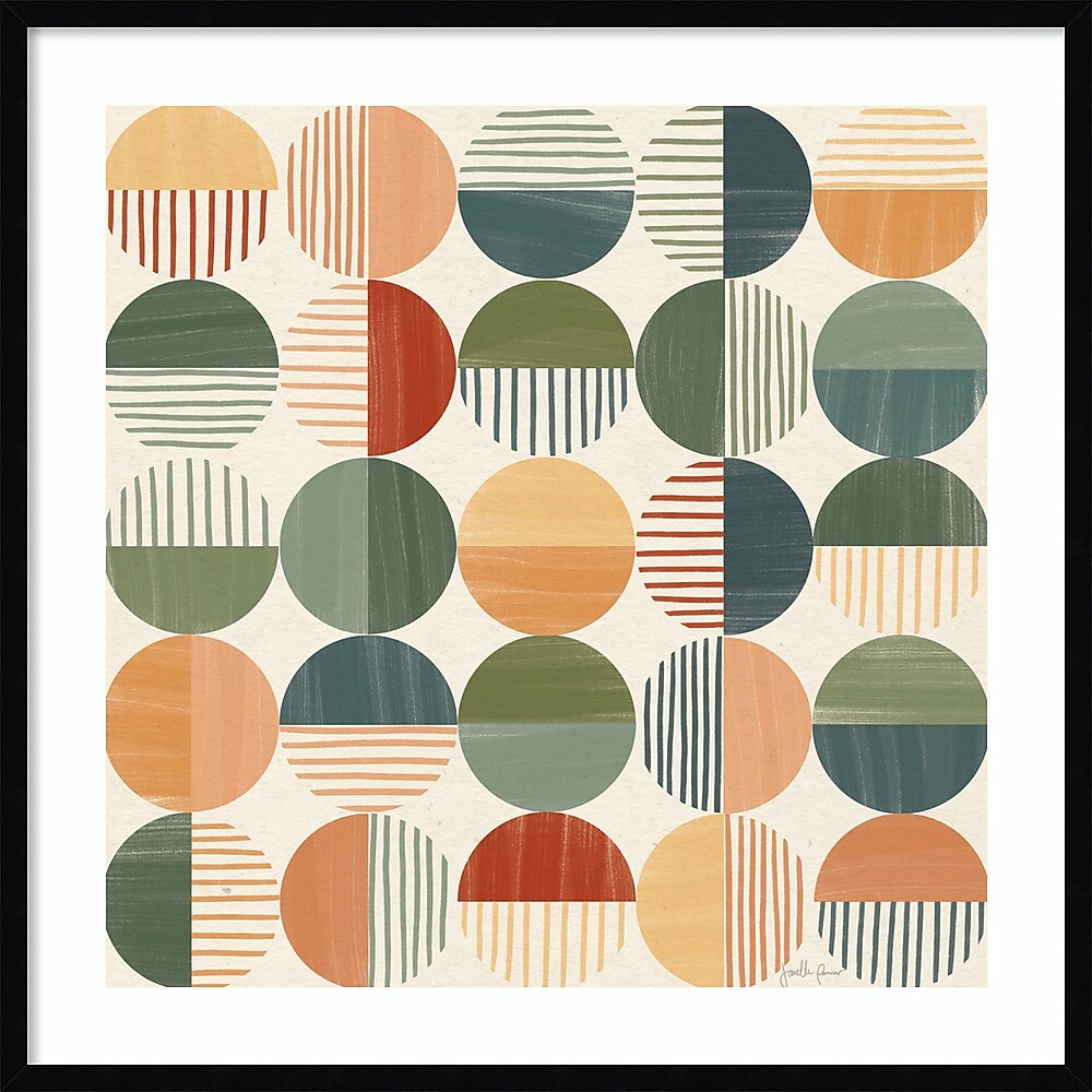 Amanti Art Born to Roam Pattern II by Janelle Penner Wood Framed Wall Art Print, 33" x 33" (A42675547822)
