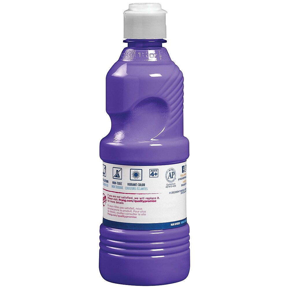 Prang Ready-to-Use Washable Tempera Paint, Violet, 16 oz. (21606)