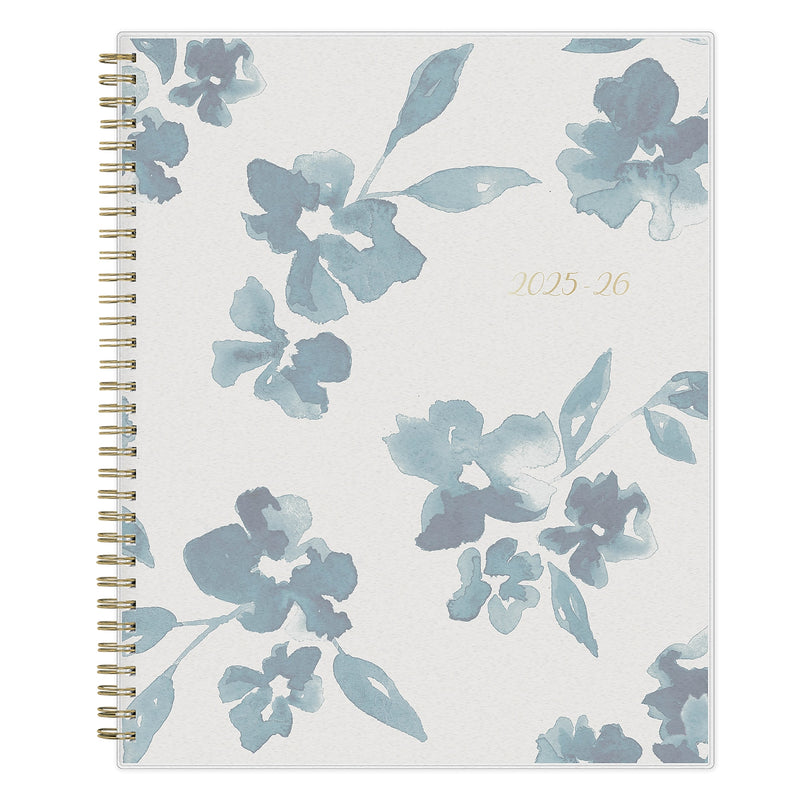 2025-2026 Blue Sky Bakah Blue 8.5" x 11" Academic Year Weekly & Monthly Planner, Plastic Cover, Multicolored (131951-A26)