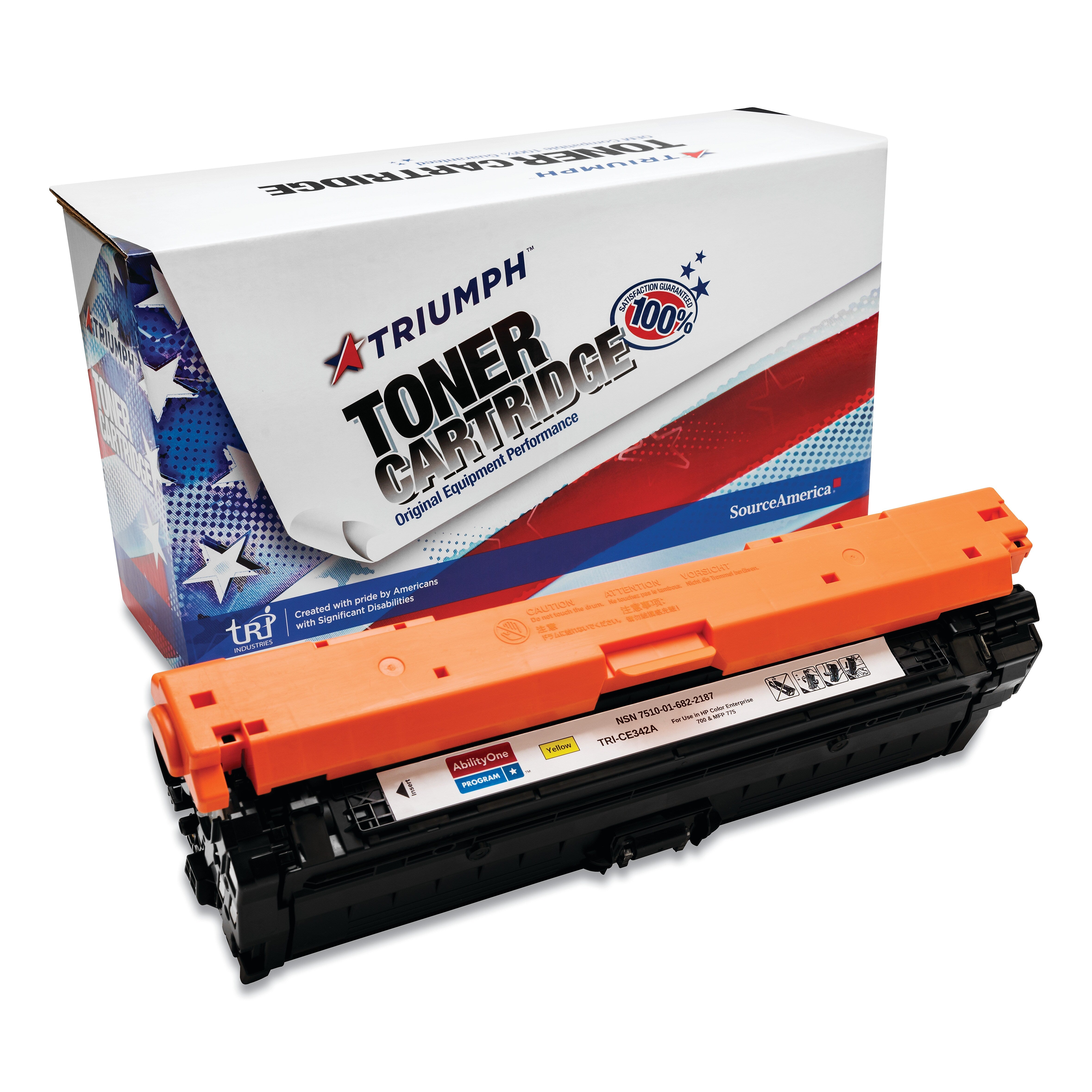 AbilityOne Toner, 651A, Yellow (7510016822187)