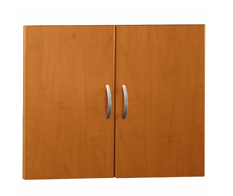 Bush Business Furniture Westfield Half-Height 2 Door Kit, Natural Cherry, (WC72411)