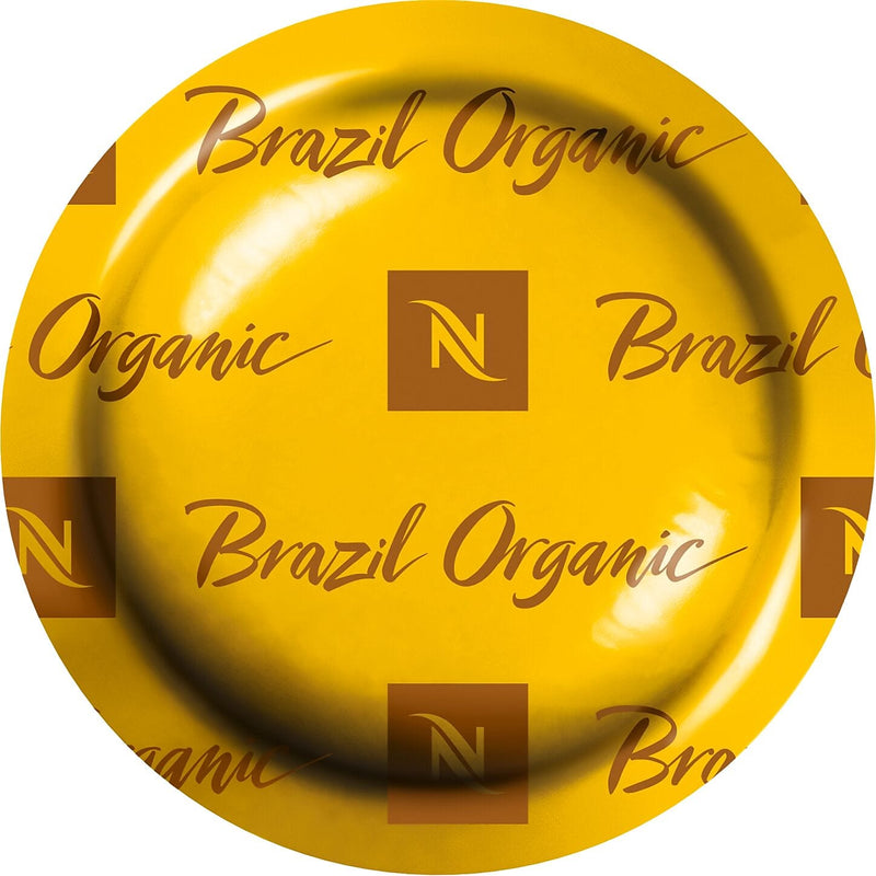 Nespresso Brazil Organic Coffee Nespresso Professional Capsules, Espresso Roast, 50/Box (8907.84)