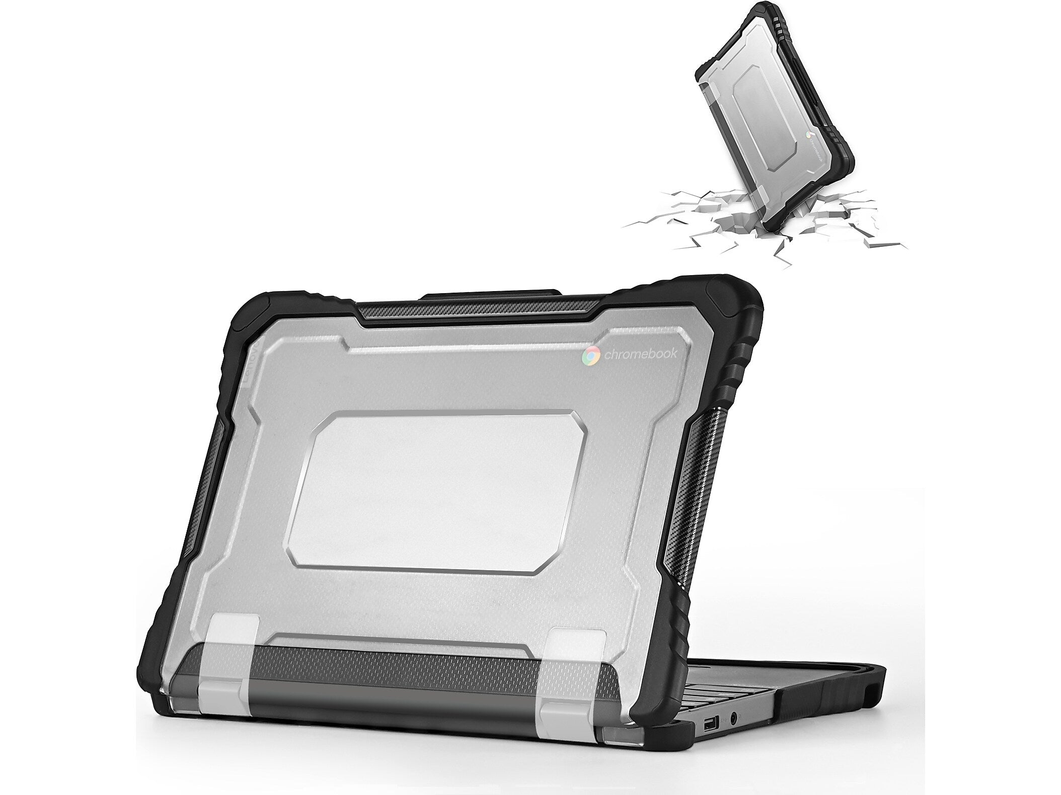 TechProtectus ShockProof 11.6" Laptop Case for 100e/100w Gen 4 Chromebook, Shock-Absorbing, Black (TP-LN100EW-G4)