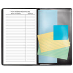 2025-2026 AT-A-GLANCE 3.5" x 6" Academic Year Monthly Planner, Faux Leather Cover, Black (AY53-00-26)