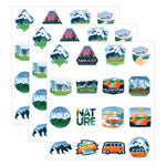 Carson Dellosa Education Adventure Vinyl Stickers, Multicolored, 100/Pack, 3 Packs/Bundle (CD-168323-3)