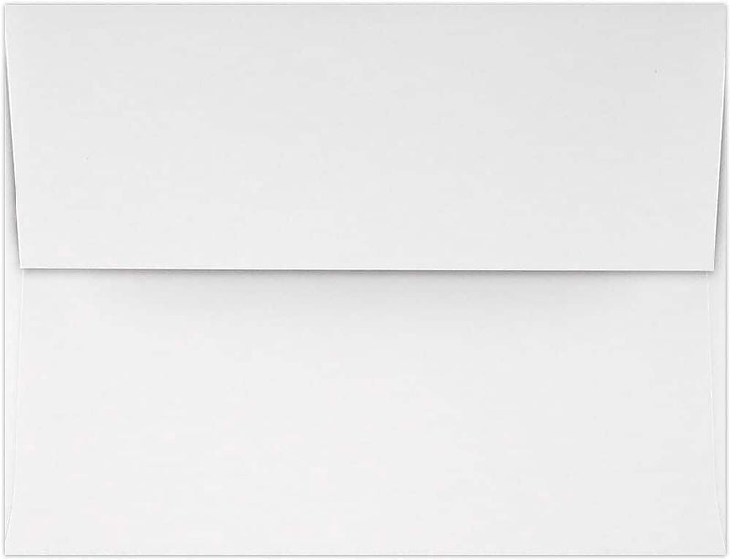 JAM Paper A4 Self Seal Invitation Envelope 4 1/4" x 6 1/4", White, 50/Pack (4872-WPC-50)