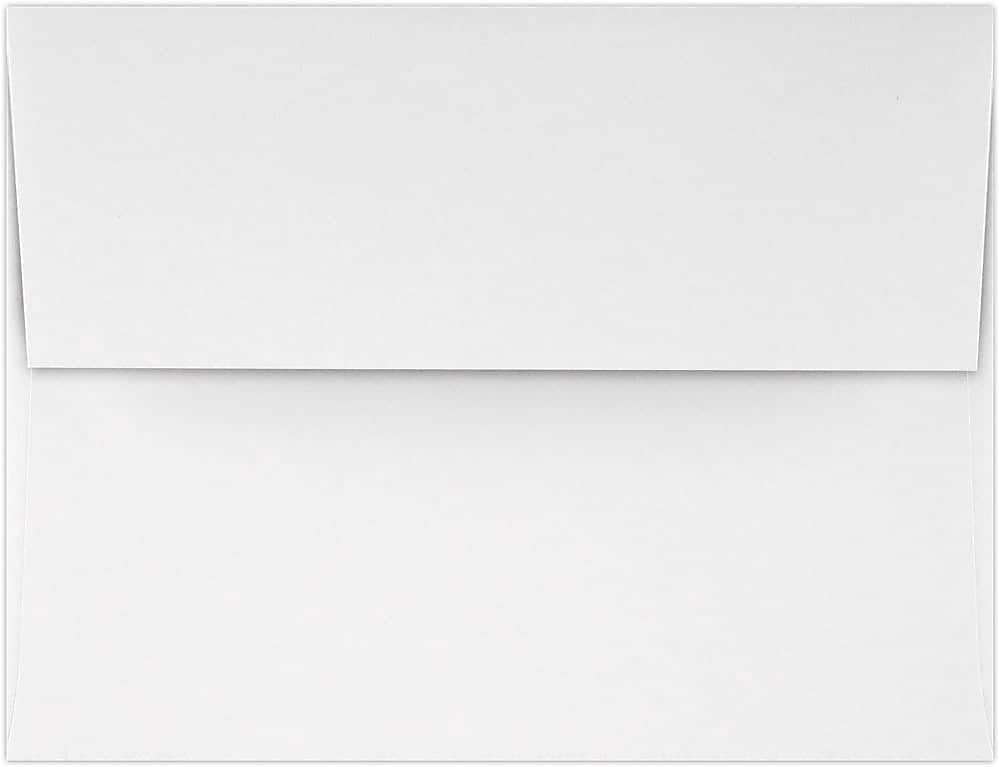 JAM Paper A4 Self Seal Invitation Envelope 4 1/4" x 6 1/4", White, 50/Pack (4872-WPC-50)