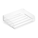 TRU RED™ Side Load Stackable Plastic Letter Tray, Clear(TR62288)